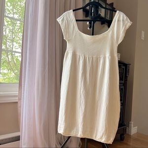 NWOT Off-White/Cream Knit Mini Dress